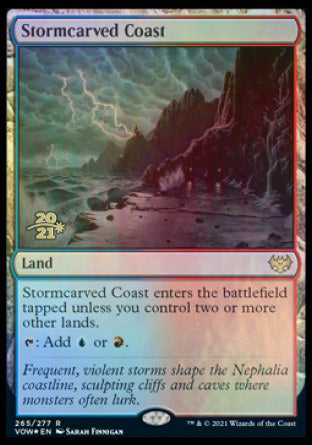 Stormcarved Coast [Innistrad: Crimson Vow Prerelease Promos] - The Mythic Store | 24h Order Processing