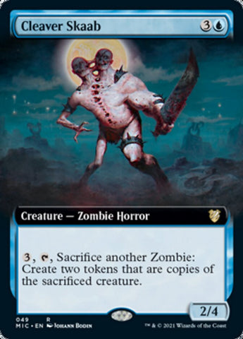 Cleaver Skaab (Extended Art) [Innistrad: Midnight Hunt Commander] - The Mythic Store | 24h Order Processing