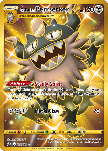 Galarian Perrserker (205/192) [Sword & Shield: Rebel Clash] - The Mythic Store | 24h Order Processing