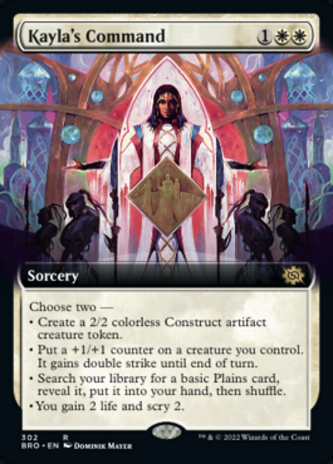 Kayla's Command (Extended Art) [The Brothers' War] - The Mythic Store | 24h Order Processing