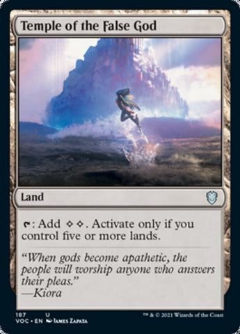 Temple of the False God [Innistrad: Crimson Vow Commander] - The Mythic Store | 24h Order Processing