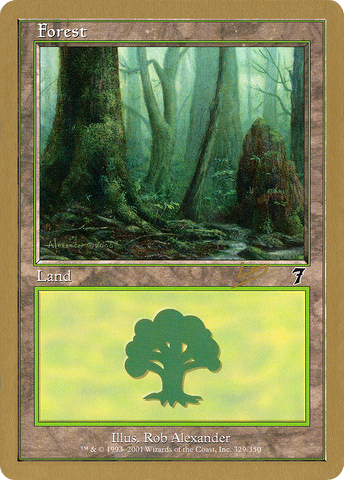 Forest (rl329) (Raphael Levy) [World Championship Decks 2002] - The Mythic Store | 24h Order Processing