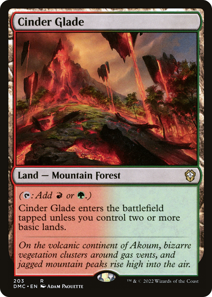 Cinder Glade [Dominaria United Commander] - The Mythic Store | 24h Order Processing