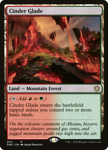 Cinder Glade [Dominaria United Commander] - The Mythic Store | 24h Order Processing