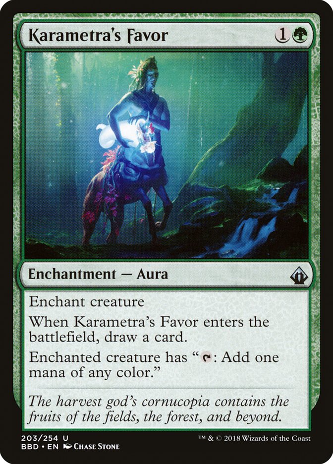 Karametra's Favor [Battlebond] - The Mythic Store | 24h Order Processing