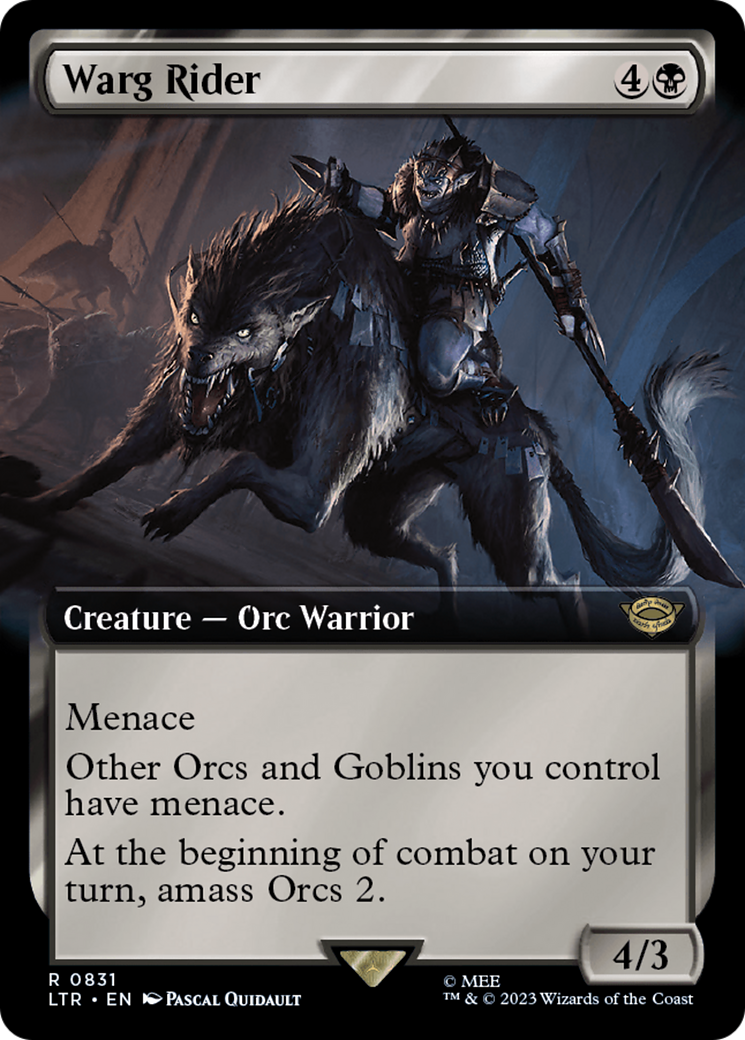 Warg Rider (Extended Art) [The Lord of the Rings: Tales of Middle-Earth] - The Mythic Store | 24h Order Processing