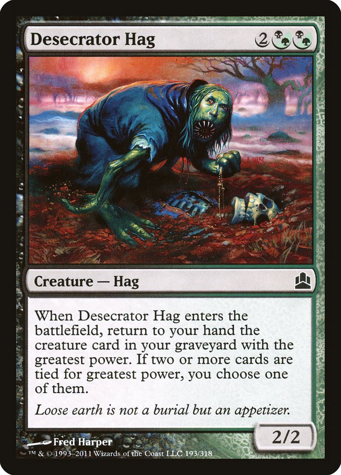 Desecrator Hag [Commander 2011] - The Mythic Store | 24h Order Processing