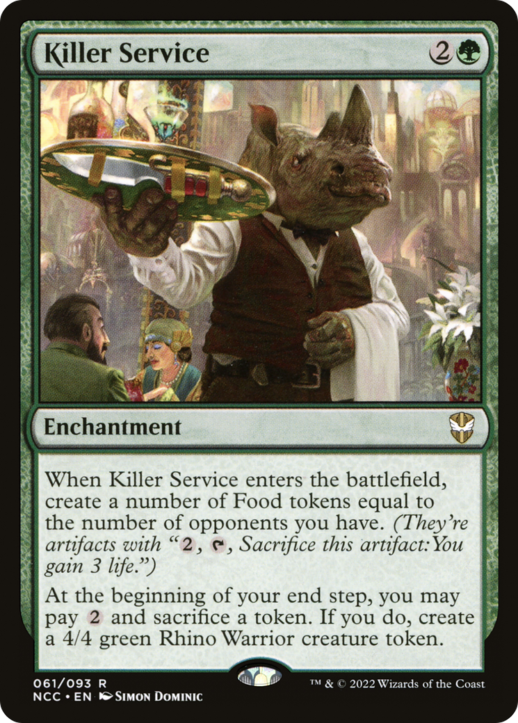 Killer Service [Streets of New Capenna Commander] - The Mythic Store | 24h Order Processing