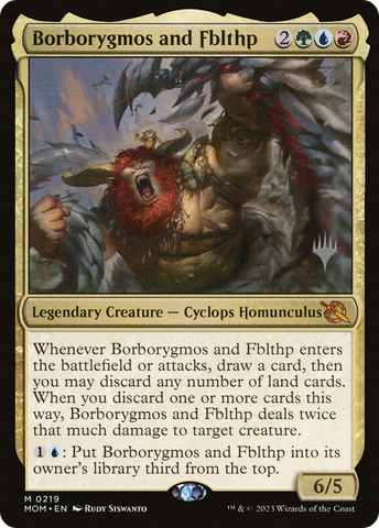 Borborygmos and Fblthp (Promo Pack) [March of the Machine Promos] - The Mythic Store | 24h Order Processing