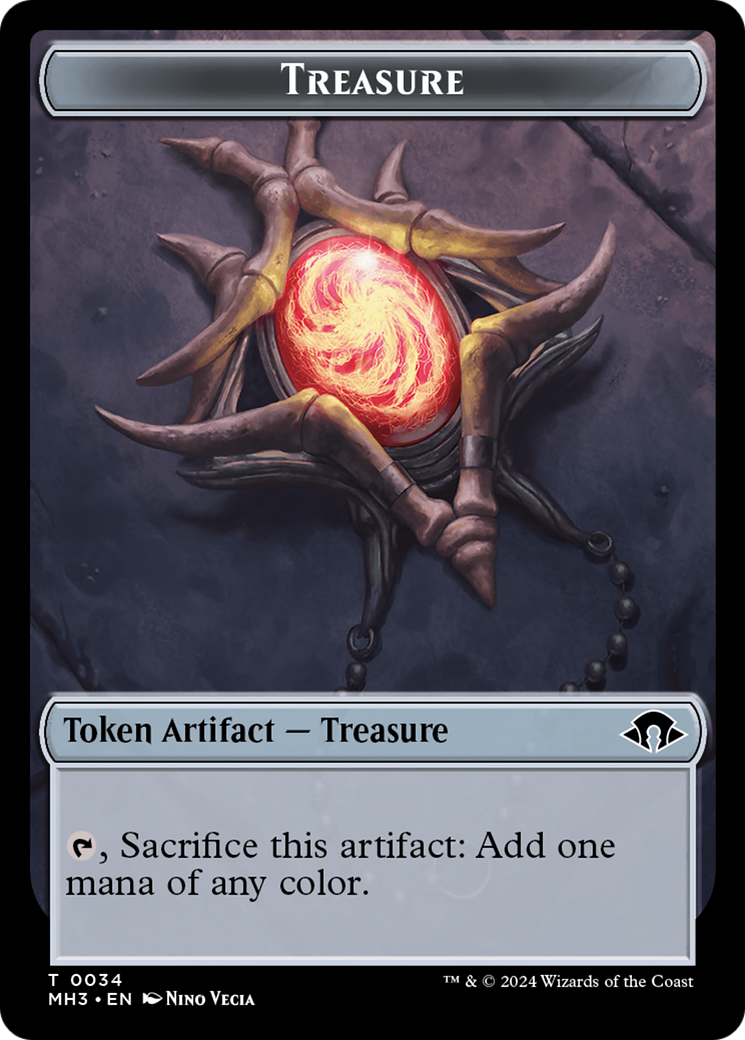 Phyrexian Germ // Treasure Double-Sided Token [Modern Horizons 3 Tokens] - The Mythic Store | 24h Order Processing