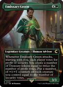 Emissary Green (Borderless) [Ravnica: Clue Edition] - The Mythic Store | 24h Order Processing