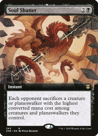 Soul Shatter (Extended Art) [Zendikar Rising] - The Mythic Store | 24h Order Processing