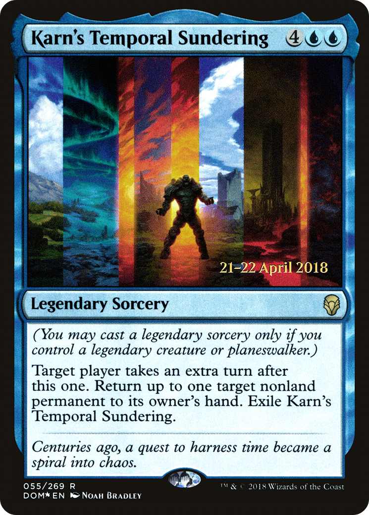 Karn's Temporal Sundering [Dominaria Prerelease Promos] - The Mythic Store | 24h Order Processing