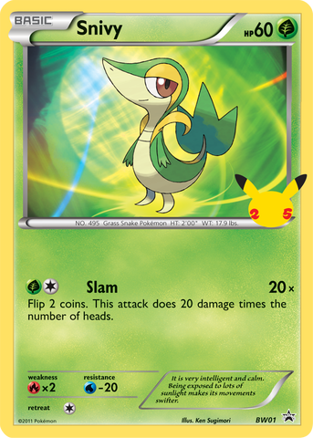 Snivy (BW01) (Jumbo Card) [First Partner Pack] - The Mythic Store | 24h Order Processing