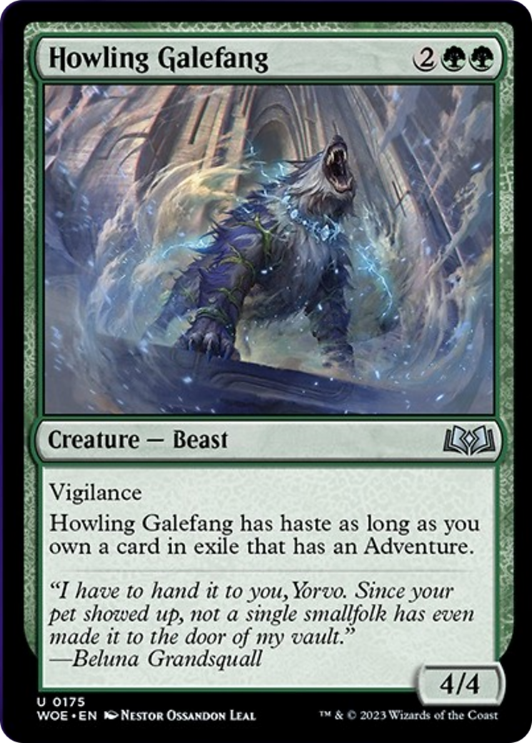 Howling Galefang [Wilds of Eldraine] - The Mythic Store | 24h Order Processing