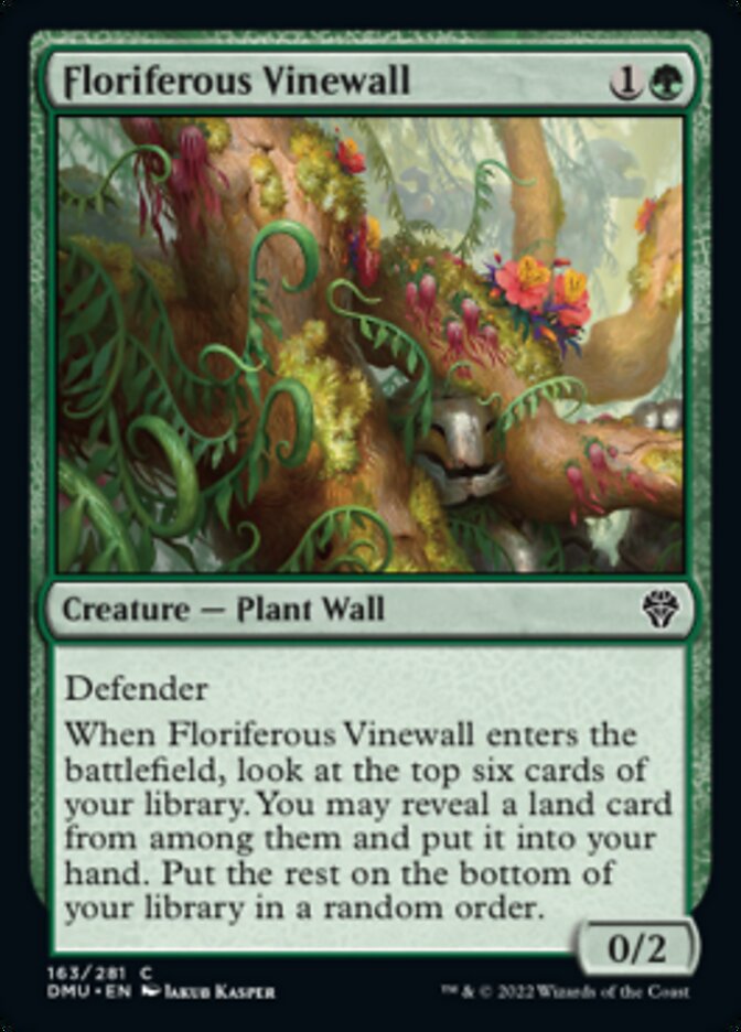 Floriferous Vinewall [Dominaria United] - The Mythic Store | 24h Order Processing