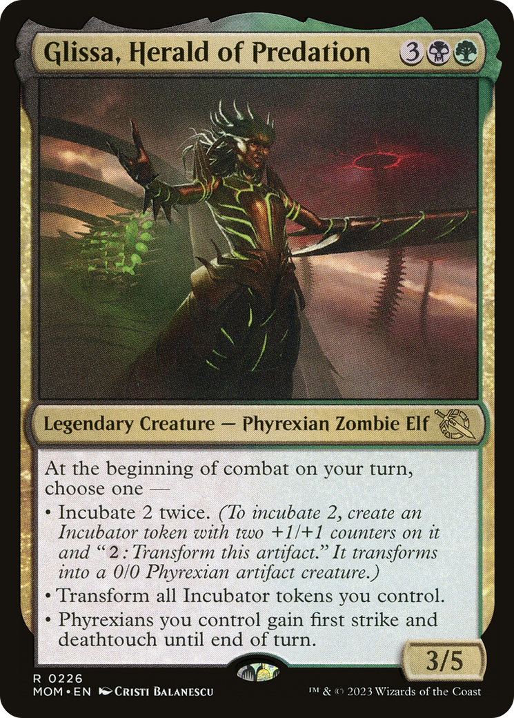 Glissa, Herald of Predation [March of the Machine] - The Mythic Store | 24h Order Processing