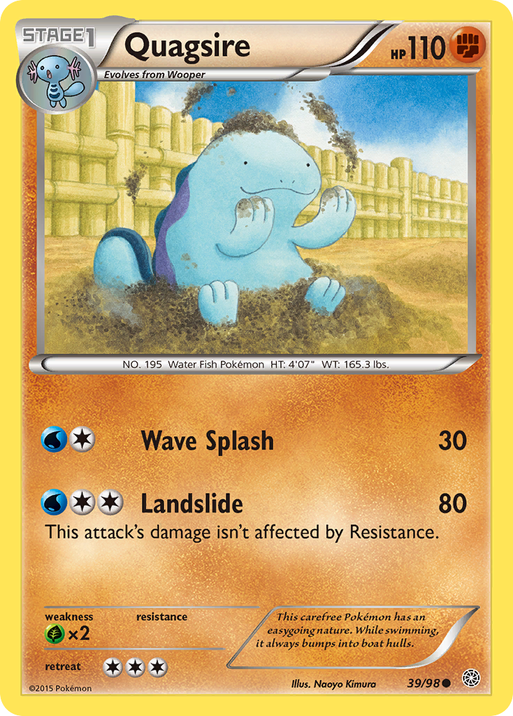 Quagsire (39/98) [XY: Ancient Origins] - The Mythic Store | 24h Order Processing