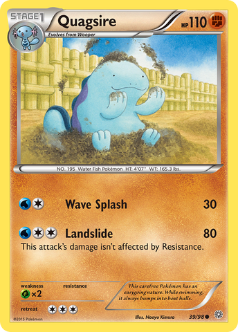 Quagsire (39/98) [XY: Ancient Origins] - The Mythic Store | 24h Order Processing
