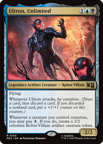 Ultron, Unlimited (Surge Foil) [Marvel Super Heroes Commander] - The Mythic Store | 24h Order Processing