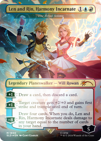 Len and Rin, Harmony Incarnate - The Royal Scions (Rainbow Foil) [Secret Lair Drop Series] - The Mythic Store | 24h Order Processing