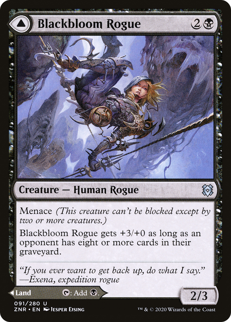 Blackbloom Rogue // Blackbloom Bog [Zendikar Rising] - The Mythic Store | 24h Order Processing