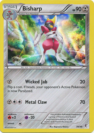 Bisharp (30/30) [XY: Trainer Kit 1 - Bisharp] - The Mythic Store | 24h Order Processing
