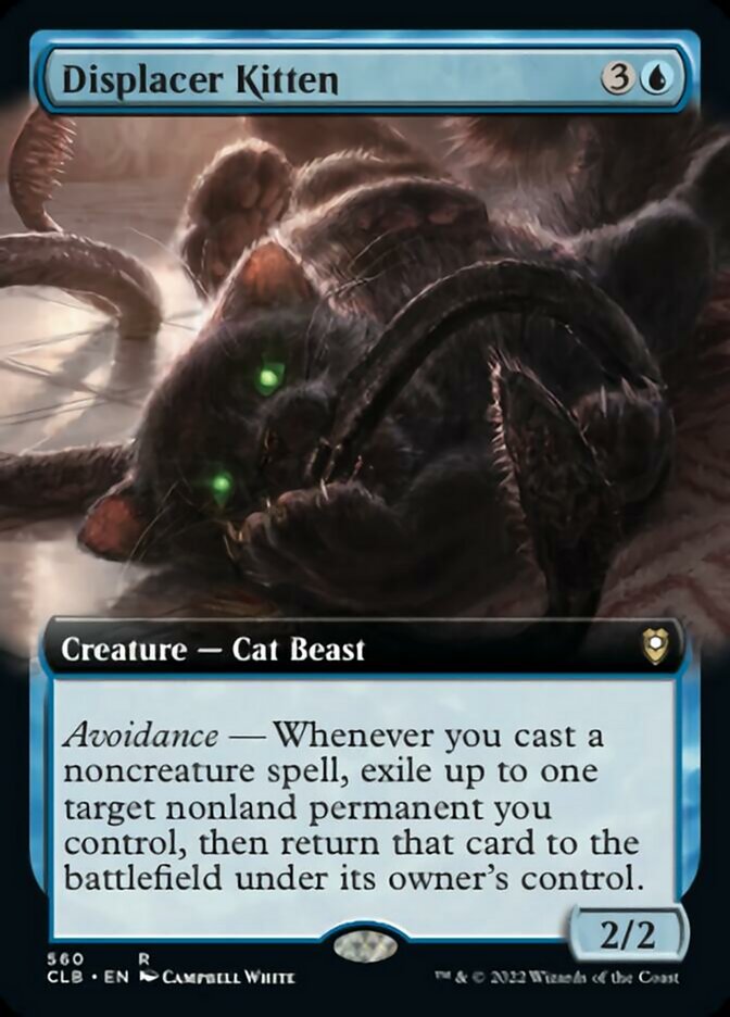 Displacer Kitten (Extended Art) [Commander Legends: Battle for Baldur's Gate] - The Mythic Store | 24h Order Processing