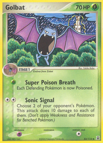 Golbat (43/113) [EX: Delta Species] - The Mythic Store | 24h Order Processing