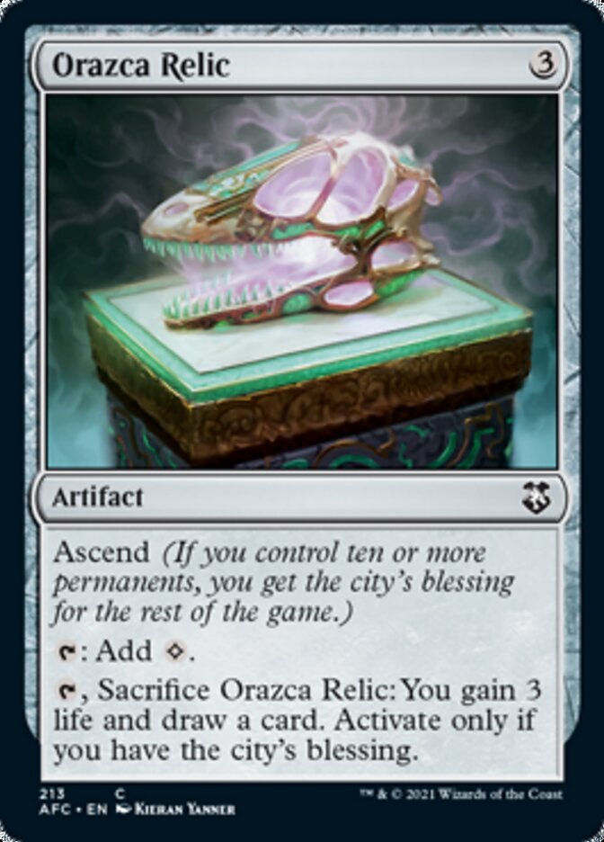 Orazca Relic [Dungeons & Dragons: Adventures in the Forgotten Realms Commander] - The Mythic Store | 24h Order Processing