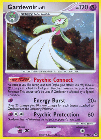 Gardevoir (8/127) (Theme Deck Exclusive) [Platinum: Base Set] - The Mythic Store | 24h Order Processing