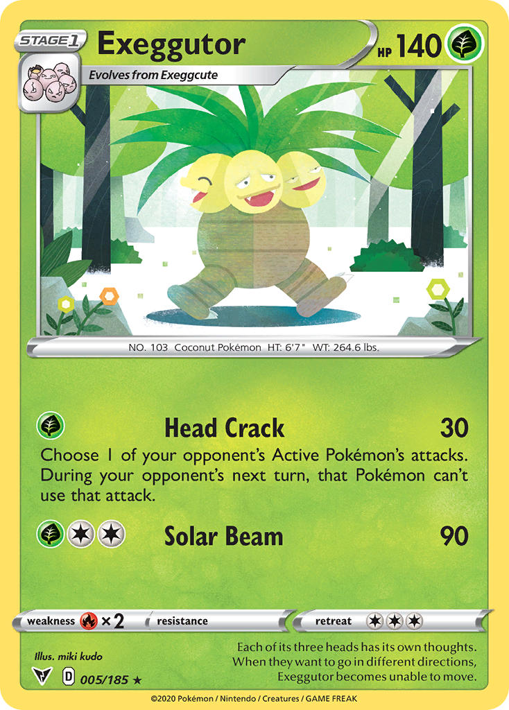 Exeggutor (005/185) [Sword & Shield: Vivid Voltage] - The Mythic Store | 24h Order Processing