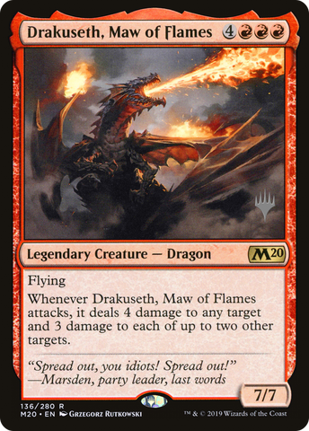 Drakuseth, Maw of Flames (Promo Pack) [Core Set 2020 Promos] - The Mythic Store | 24h Order Processing