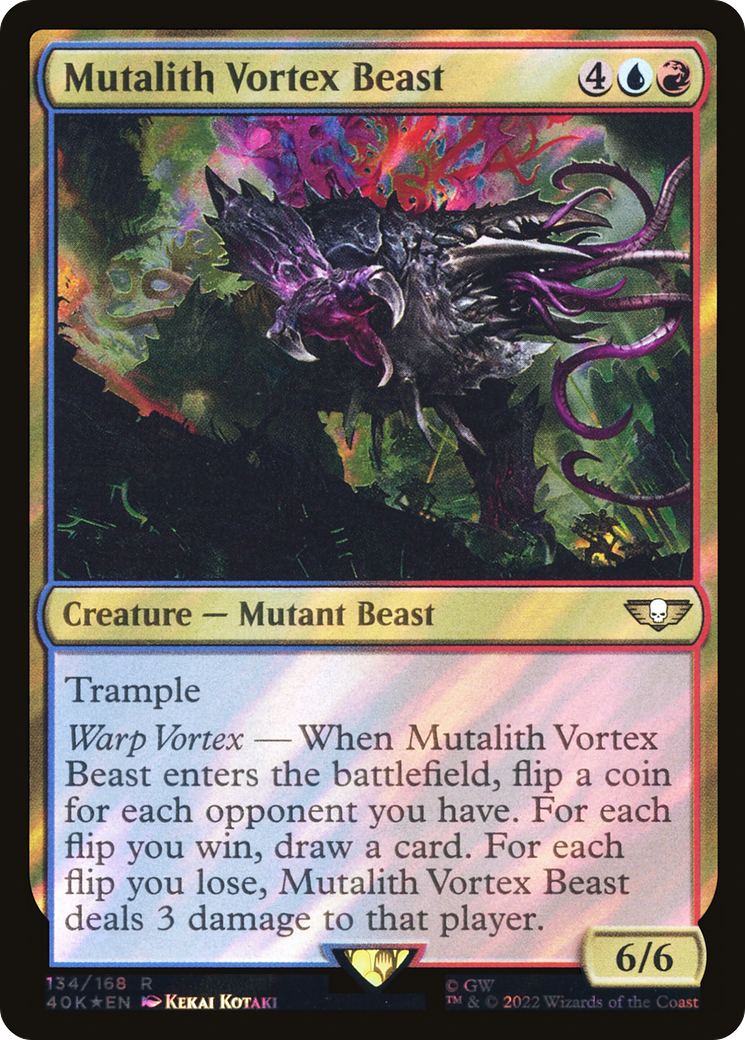 Mutalith Vortex Beast (Surge Foil) [Warhammer 40,000] - The Mythic Store | 24h Order Processing