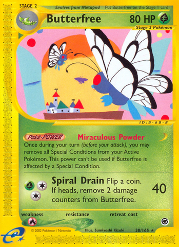 Butterfree (38/165) [Expedition: Base Set] - The Mythic Store | 24h Order Processing