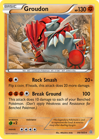 Groudon (84/160) [XY: Primal Clash] - The Mythic Store | 24h Order Processing