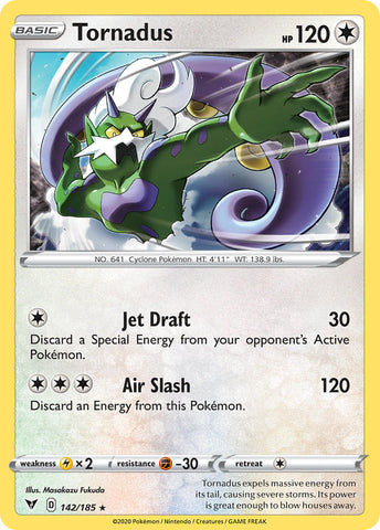 Tornadus (142/185) [Sword & Shield: Vivid Voltage] - The Mythic Store | 24h Order Processing