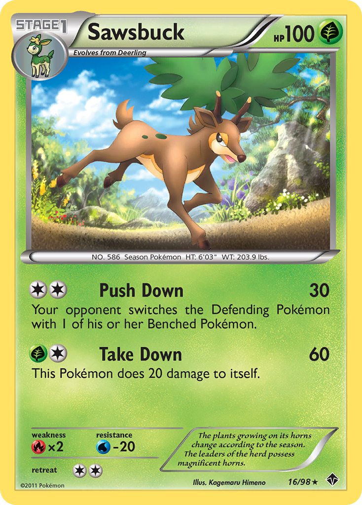 Sawsbuck (16/98) [Black & White: Emerging Powers] - The Mythic Store | 24h Order Processing