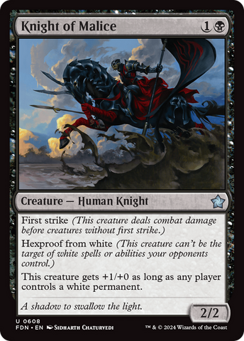 Knight of Malice [Foundations] - The Mythic Store | 24h Order Processing