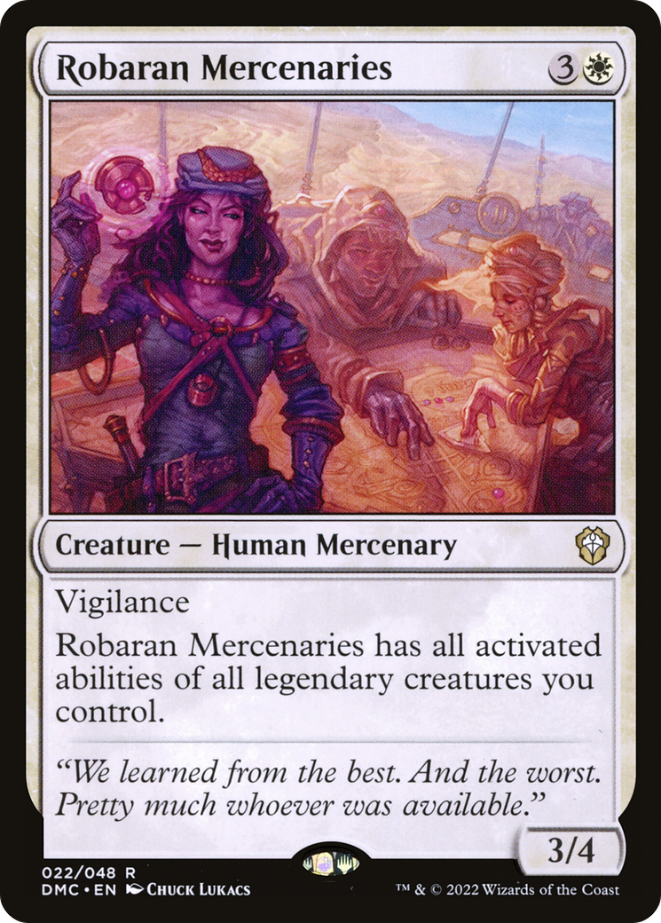 Robaran Mercenaries [Dominaria United Commander] - The Mythic Store | 24h Order Processing