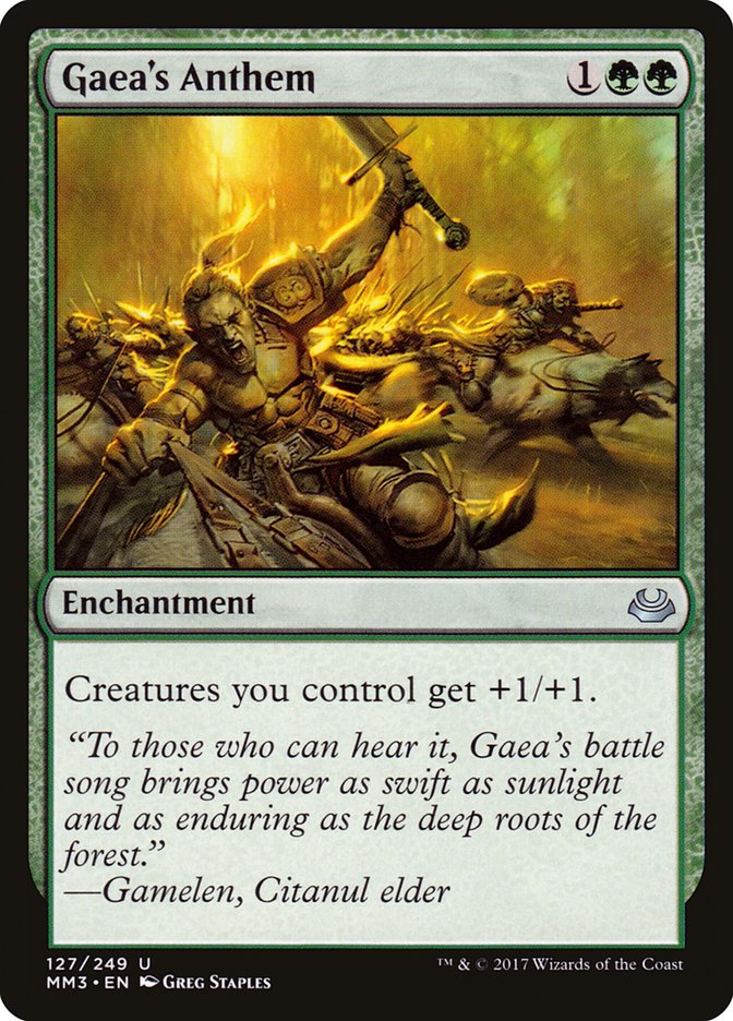 Gaea's Anthem [Modern Masters 2017] - The Mythic Store | 24h Order Processing