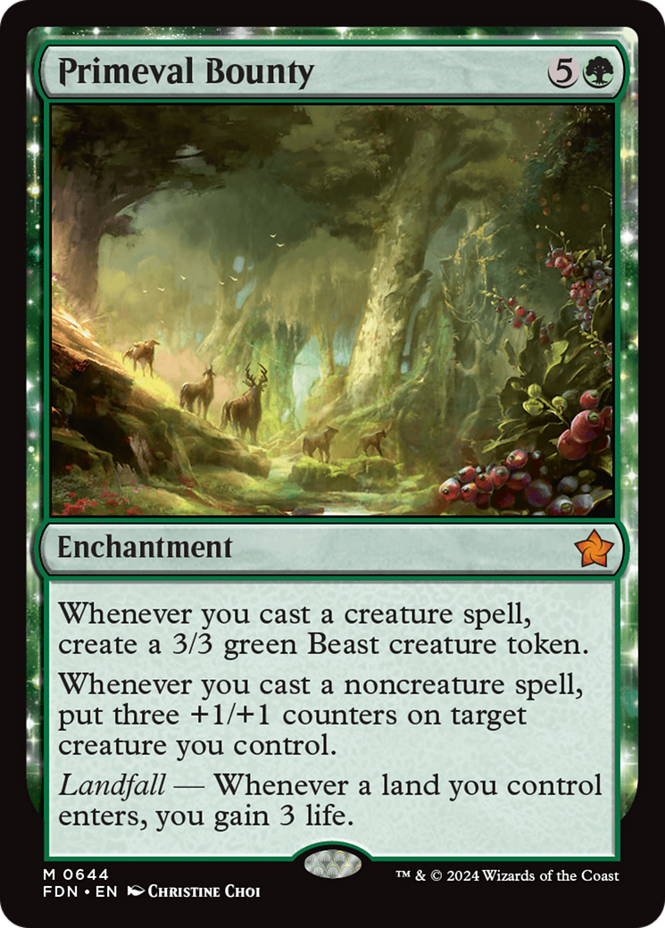 Primeval Bounty [Foundations] - The Mythic Store | 24h Order Processing