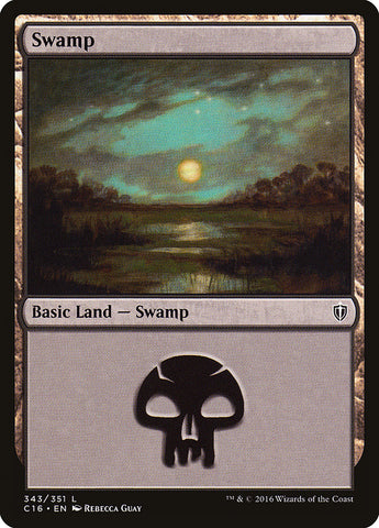 Swamp (343) [Commander 2016] - The Mythic Store | 24h Order Processing