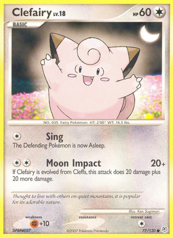 Clefairy (77/130) [Diamond & Pearl: Base Set] - The Mythic Store | 24h Order Processing