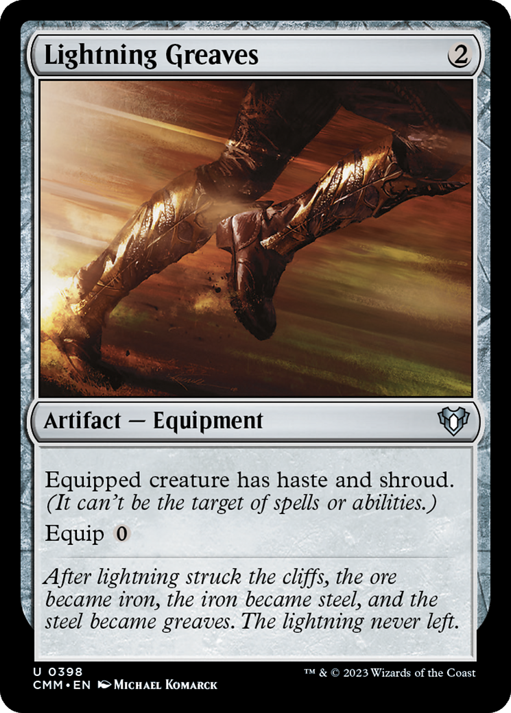 Lightning Greaves [Commander Masters] - The Mythic Store | 24h Order Processing