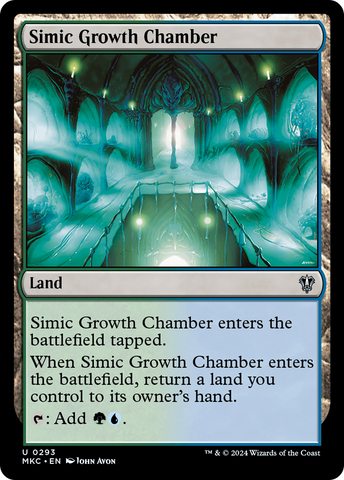 Simic Growth Chamber [Murders at Karlov Manor Commander] - The Mythic Store | 24h Order Processing