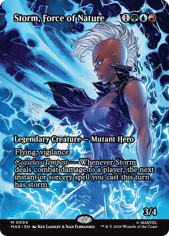 Storm, Force of Nature (Borderless) [Marvel Universe: Eternal-Legal] - The Mythic Store | 24h Order Processing