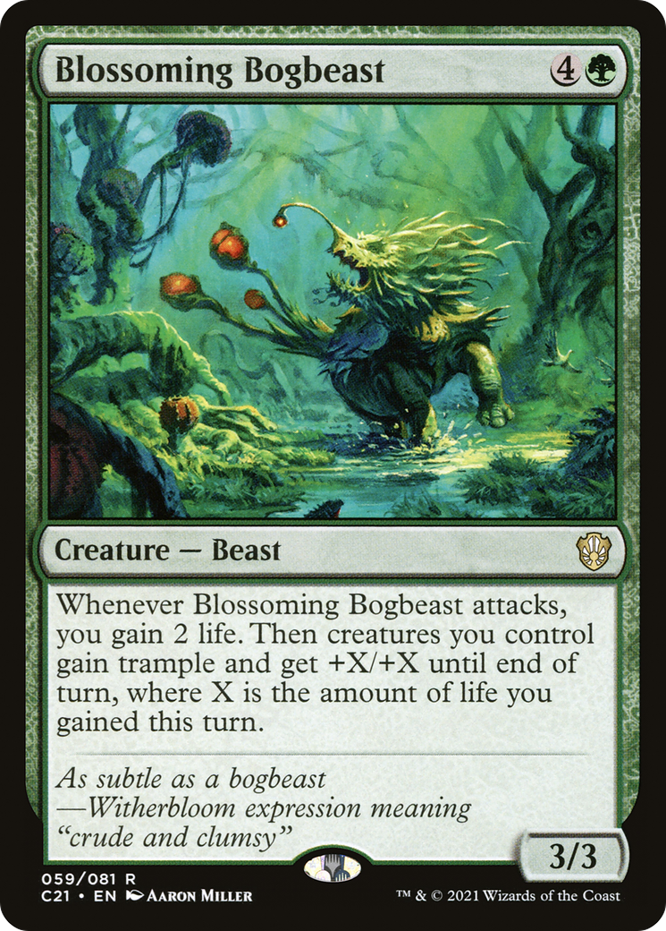 Blossoming Bogbeast [Commander 2021] - The Mythic Store | 24h Order Processing