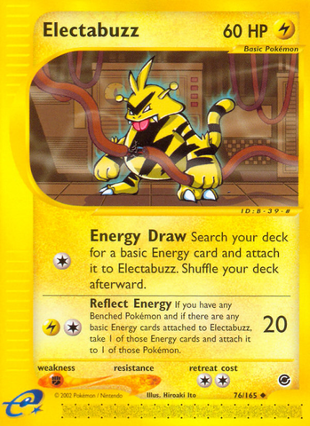 Electabuzz (76/165) [Expedition: Base Set] - The Mythic Store | 24h Order Processing