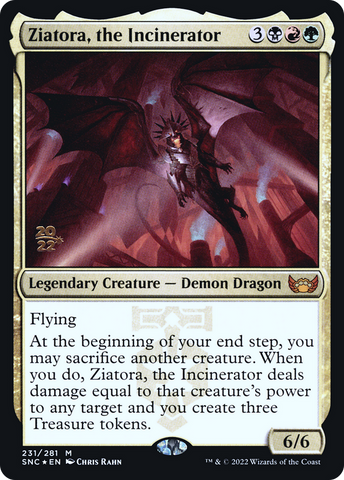 Ziatora, the Incinerator [Streets of New Capenna Prerelease Promos] - The Mythic Store | 24h Order Processing